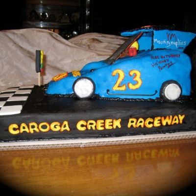 Slingshot Race Car Cake