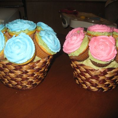 Baby Shower Cupcake Bouquet