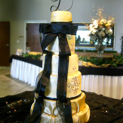 Golden Damask Wedding