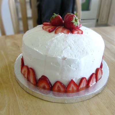 Fresh Strawberry Cake