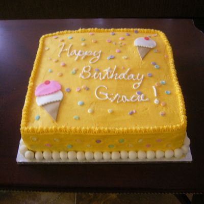 Ice Cream Themed Cake