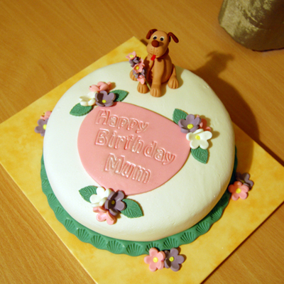 Birthday Cake With A Dog