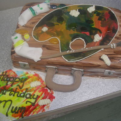 Artist Palette Cake