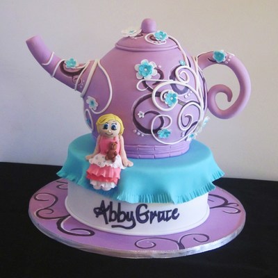 Whimsical Tea Pot Cake