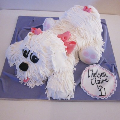 Shaggy Puppy Cake.