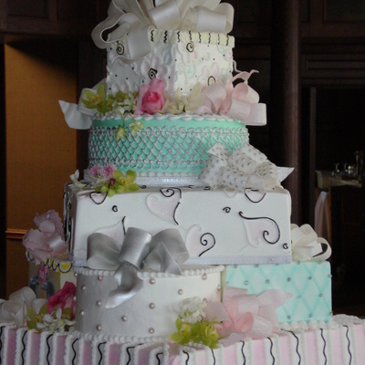Presents Wedding Cake