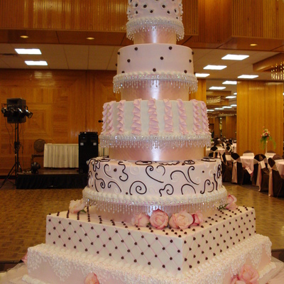 Crystal, Pink And Brown Wedding