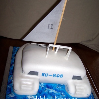 Catamaran Yacht Cake