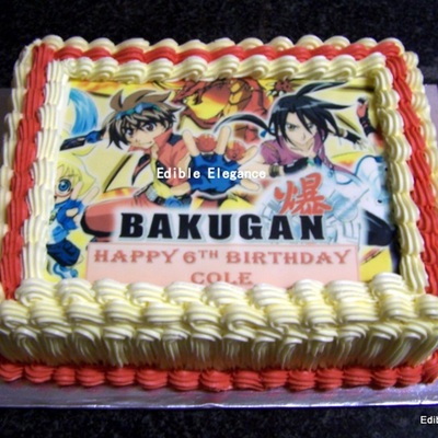 Bakugan Cake