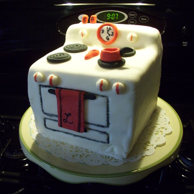 Kitchen Stove Cake