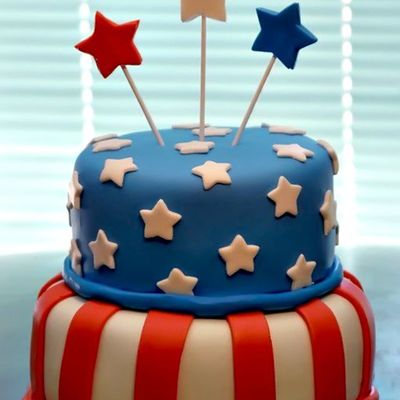July 4Th Flag Cake