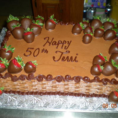 Chocolate Decadence Birthday Cake