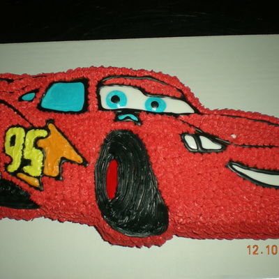 Lightning Mcqueen Birthday Cake