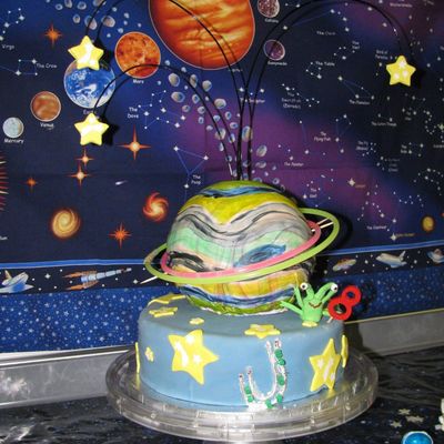 Alien Planet Cake