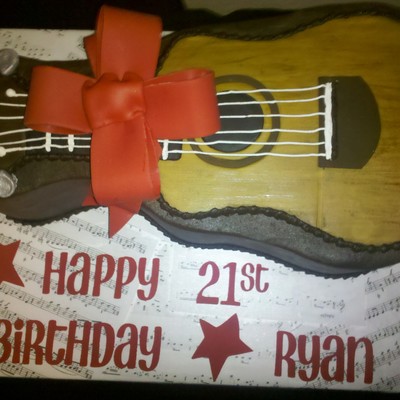 Guitar Cake