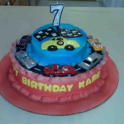 Hot Wheels Birthday Cake
