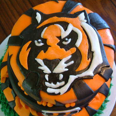 Fondant Tiger Face