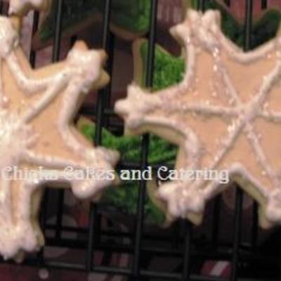 Christmas Snowflake Cookies