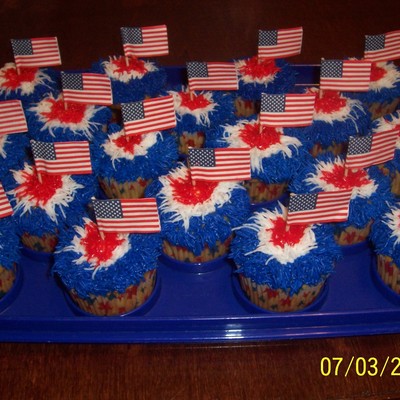 Fourth Of July Cupcakes