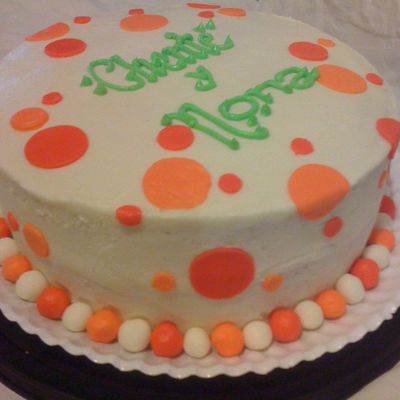 Orange Birthday Cake