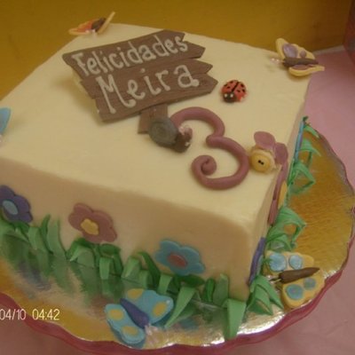 Garden Birthday Cake