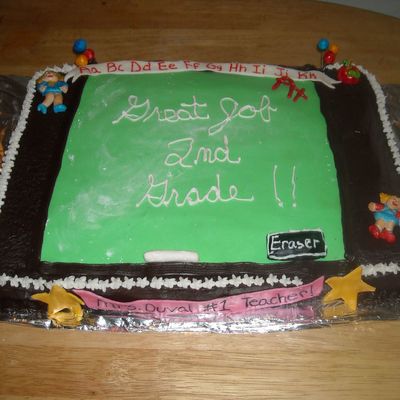 Chalkboard Celebration Cake