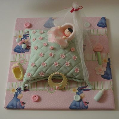 Baby Bassinet- Pillow Cake