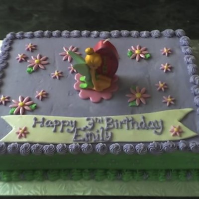 Tinkerbell Sheet Cake