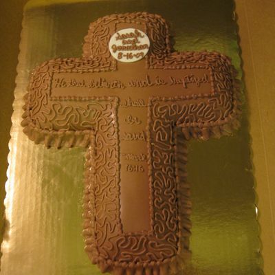 Brother And Sister-In-Laws Baptism Cake