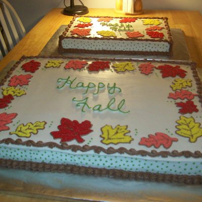 Fall Theme Cakes