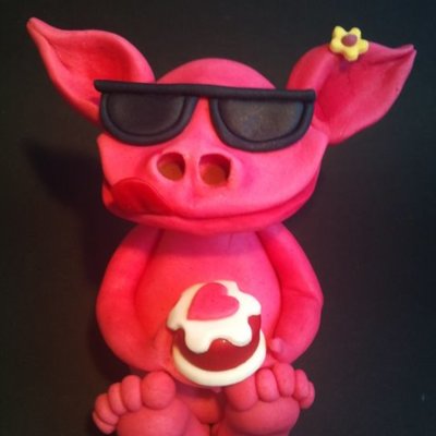 The Pink Cake-Monster ;-)