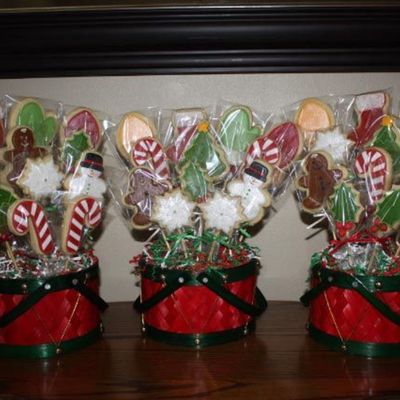 Christmas Cookie Bouquets