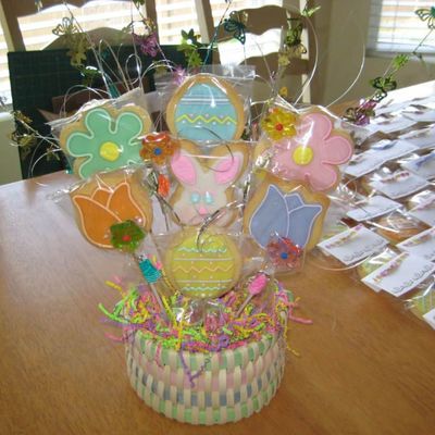 School Auction Cookie Bouquet
