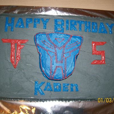 Transformers Cake
