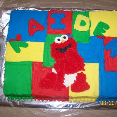 Elmo Cake