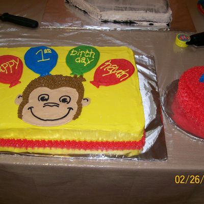 Curiouse George Cake