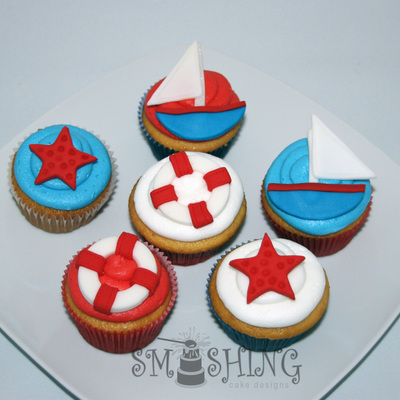 Nautical Cupcakes