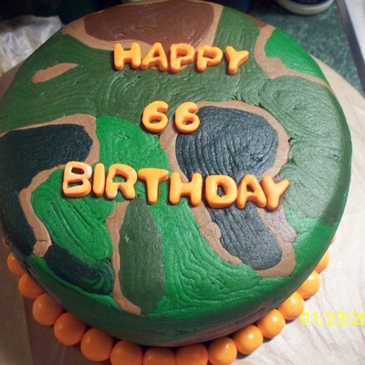 My Dad's 66Th Birthday Cake