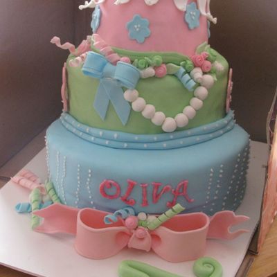 Girlie Birthday Cake