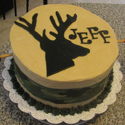 Deer Hunter Birthday Cake