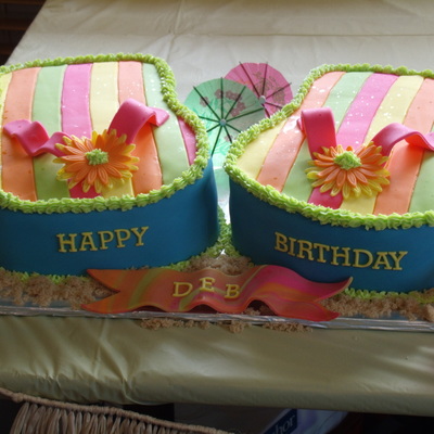 Flip Flop Cakes