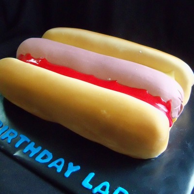 Hot Dog Cake