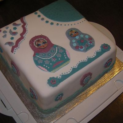 My First Fondant Cake - Finished At Last!