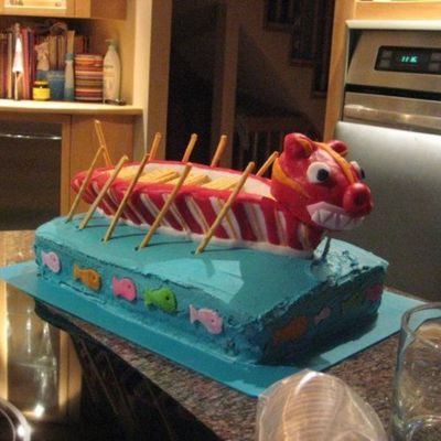 Dragon Boat Cake