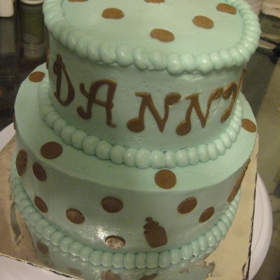 Baby Boy Shower Cake