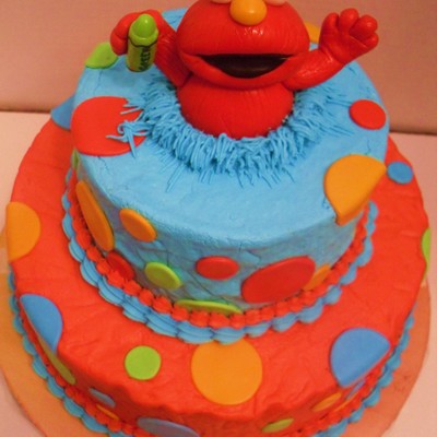 Elmo Dots Cake