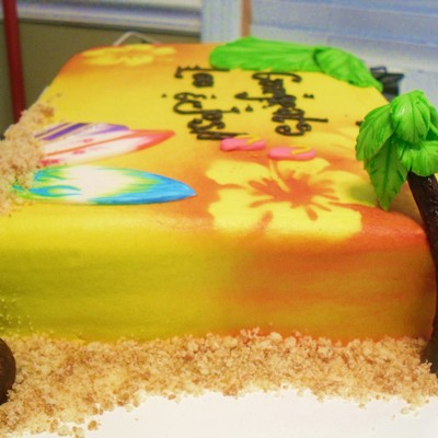 Luau Cake