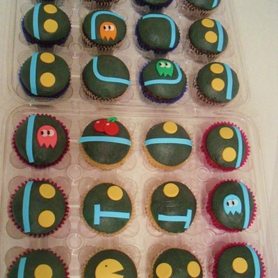 Pac-Man Cupcakes