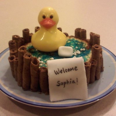 Rubber Ducky Cheesecake