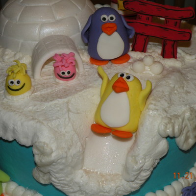 Club Penguin Birthday Cake